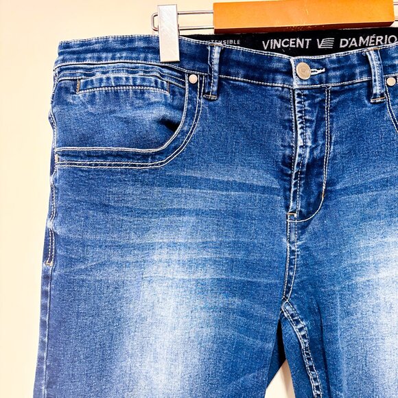 VINCENT D'AMÉRIQUE | Faded Blue Straight Leg Jeans Men’s | Size 38 * - Picture 7 of 11